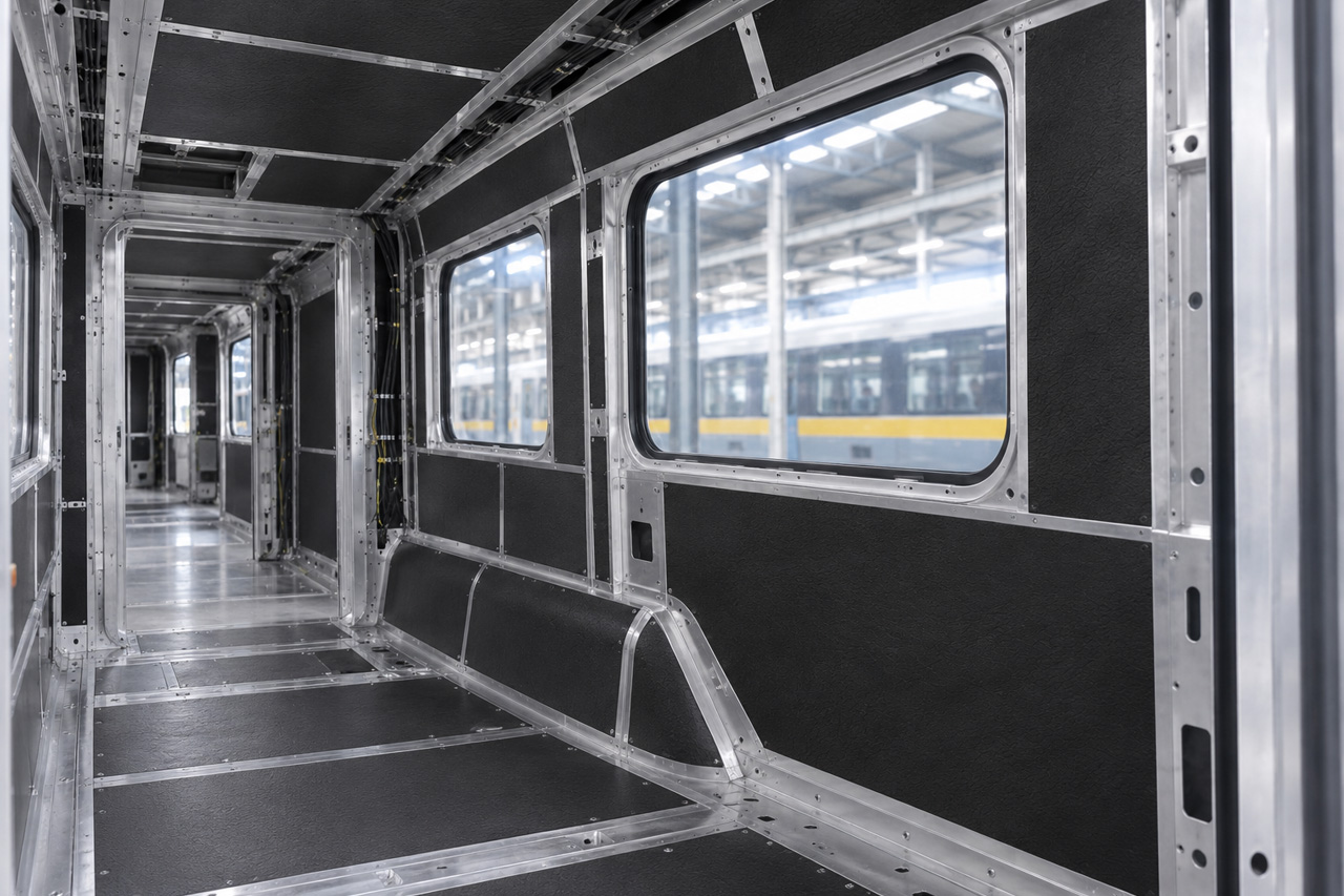 aixFOAM Technics -meluntorjuntaratkaisu busseihin ja juniin
